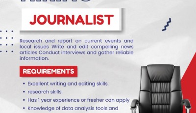 Vacancy for Journalist Image