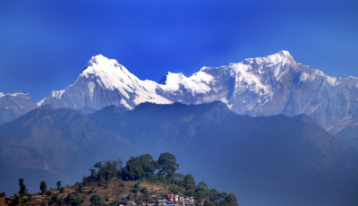 View of Ganesh Himal Range Image