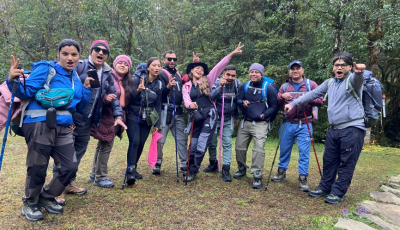 आन्तरिक पर्यटकको रोजाइमा पदयात्रा, मर्दी हिमालको सुन्दर फेदमा तिहार Image