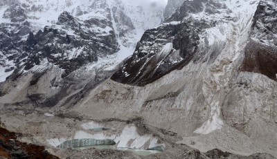 "Climate Change Threatens Himalayan Trails: Glaciers Carve Risky Paths" Image