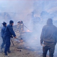 गोरखामा आगलागी हुँदा तीन घर जलेर नष्ट Image