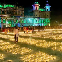 जनकपुरधाममा राम मन्दिर वार्षिकोत्सव: १ लाख २५ हजार दीप प्रज्ज्वलित Image