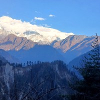 Majestic Manaslu: A Glimpse from Timang Image