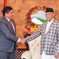 Pakistani Ambassador Pays Courtesy Call on PM Oli Image